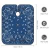 Blue Paisley Hair Cutting Cape Salon Haircut Apron Barbers Hairdressing Cape with Adjustable Snap Closure view 2