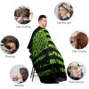 American Weeds Flag Hair Cutting Cape Salon Haircut Apron Barbers Hairdressing Cape with Adjustable Snap Closure view 3
