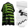 American Weeds Flag Hair Cutting Cape Salon Haircut Apron Barbers Hairdressing Cape with Adjustable Snap Closure view 4