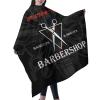Custom Barber Cape Hairdresser Cape, Add Your Photo Text Logo Personalized Barber Salon Cape for Men, Customized Hair Cutting Cape for Home Salon Barbershop view 2