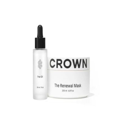 Crown Affair The Hydration Duo - The Renewal Masque and The Oil hair serum