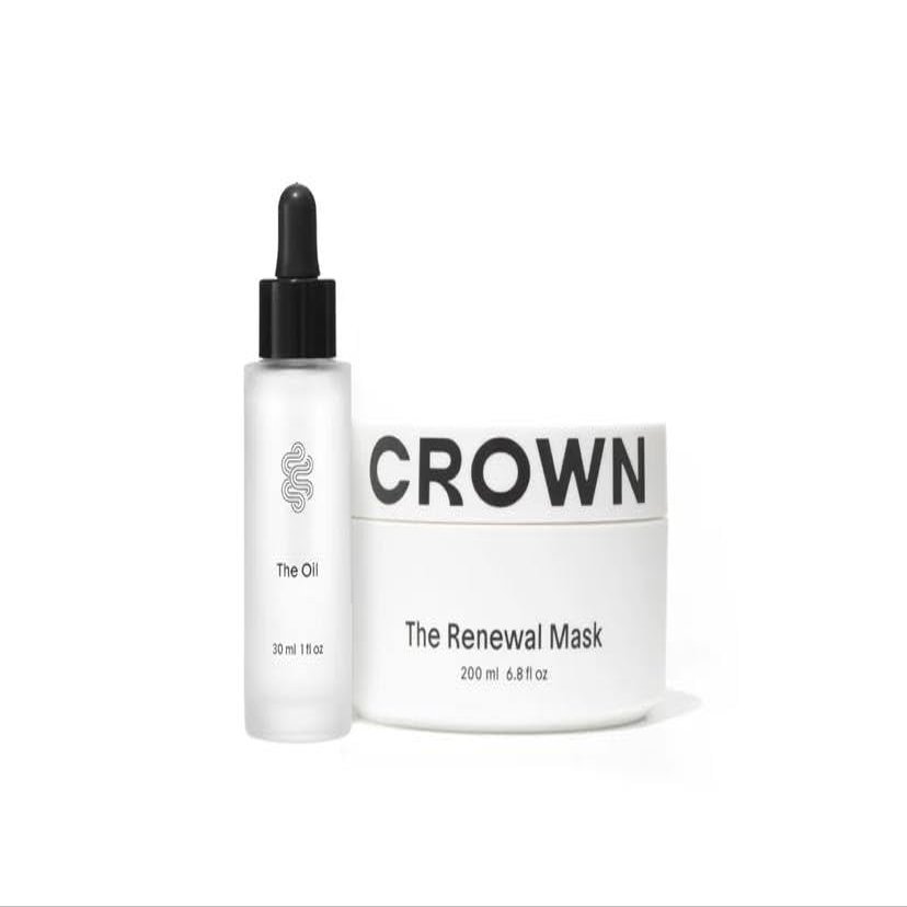 Crown Affair The Hydration Duo - The Renewal Masque and The Oil hair serum