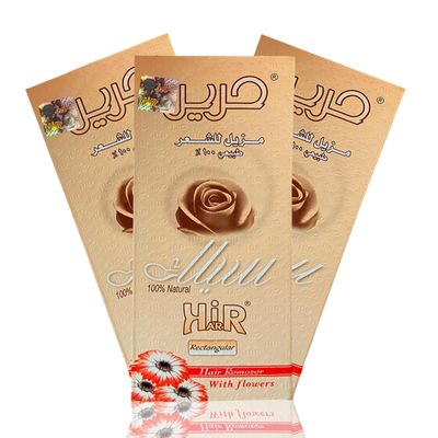 Harir Sweet Packets Sugaring Sugar Wax Hair Removal 100% Natural Paste for Bikini, Legs, Arms, Back And Face & Body Hair Remove 3 X 100 gm