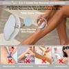 Germantique Crystal Hair Eraser,Natural Crystal Hair Remover,Reusable Painless Nano Glass Hair Removal Device Without Shaver,Gentle Crystal Epilator and Exfoliator for Soft Silky Skin(Silver) view 4