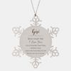 Gigi Never Forget That I Love You, to My Gigi, Gigi Snowflake Ornament Inspirational Gifts Gigi for Men Women view 1