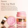Sara Happ Sweet Clay Mask + Vanilla Bean Sugar Lip Scrub Duo - Exfoliating Lip Treatments, Moisturizers for Dry and Flaky Lips, Vegan (0.47 Oz and 0.5 Oz jars) view 2