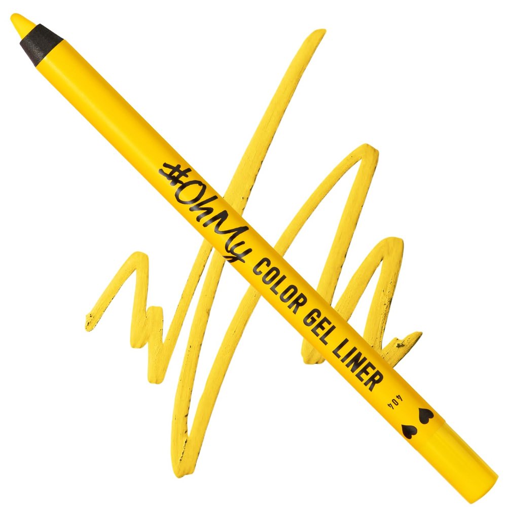 Lamel OhMy Color Gel Eyeliner Pencil - Long Lasting, Waterproof, Vibrant Colored, Highly-Pigmented - Yellow eyeliner
