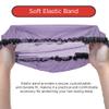 DONNA KIDS SATIN BONNET Sleeping Cap Hair Bonnet Soft Satin Kids Hair Bonnet Shower Cap for Kids PURPLE view 4
