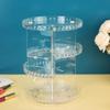 ANIIC Makeup Organizer for Vanity Cosmetics Organizer 360 Rotating Makeup Organizer Adjustable Layer Skincare Organizer with Brush Holder Perfume Tray Make Up Organizers and Storage view 3