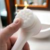 Face Brush, 2 in 1, Facial Cleansing Exfoliating Brush, Double Sided Soft Bristles & Silicone Facial Scrubber. Deep Pore Exfoliation, Blackhead Remover, Makeup Remover, Manual Use (Cotton Candy) view 4