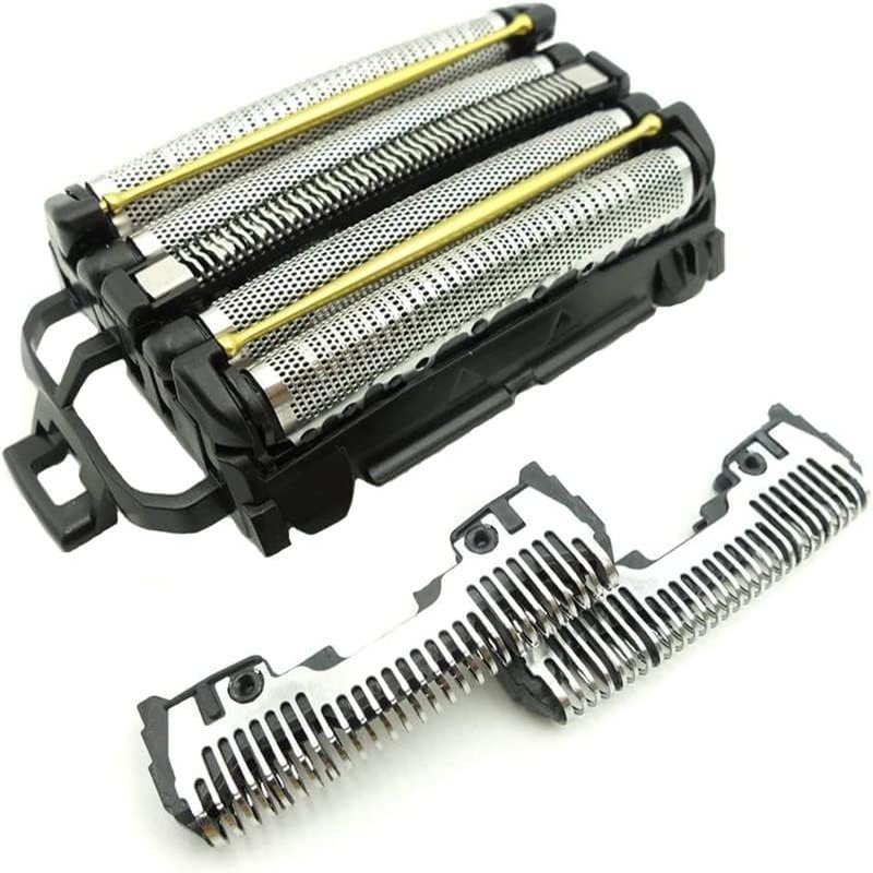 New Shaver Replacement Outer Foil And Inner Blades Set Compatible With Panasonic ES-LV5D / ES-LV5C / ES-LV5B / ES-LV7D / ES-LV7C / ES-LV7B / ES-CLV7D / ES-CLV5D / ES-CV70-S Electric Shavers Head Blade