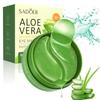 Aloe Vera Eye Mask- 60 PCS Aloe Vera Under Eye Patches-Under Eye Patches for Dark Circles,Eye Puffiness & Dark Circles Treatment,Reduces Wrinkles & Fine Lines,Improves & Firms Eye Skin view 1