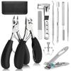 10 Pcs Ingrown Toenail Clippers Kit Stainless Steel Ingrown Toenail Removal Kit Professional Toenail Clippers Set for Ingrown and Thick Nail Toe Nail Cutter for Adults and Seniors \ view 1