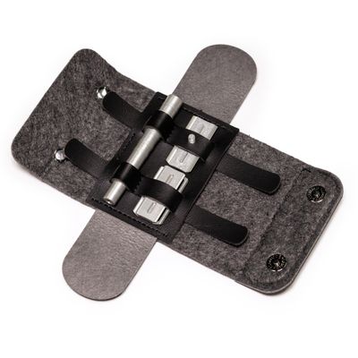 Henson Shaving The Razor Case - Vegan Leather and Merino Wool