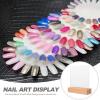 ABOOFAN False Nail Tips Display Stand Elegant Acrylic Nail Art Display Board Chic Sample Holder for Salons Home Use Lightweight Decorative Organizer view 4