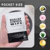 200 Count Makeup Remover Wipes Bulk Individually Wrapped Face Cleansing Wipes,Travel Towelette Makeup Remover Cloth for Face Cleansing Skin Care Remove Makeup(Black) view 3