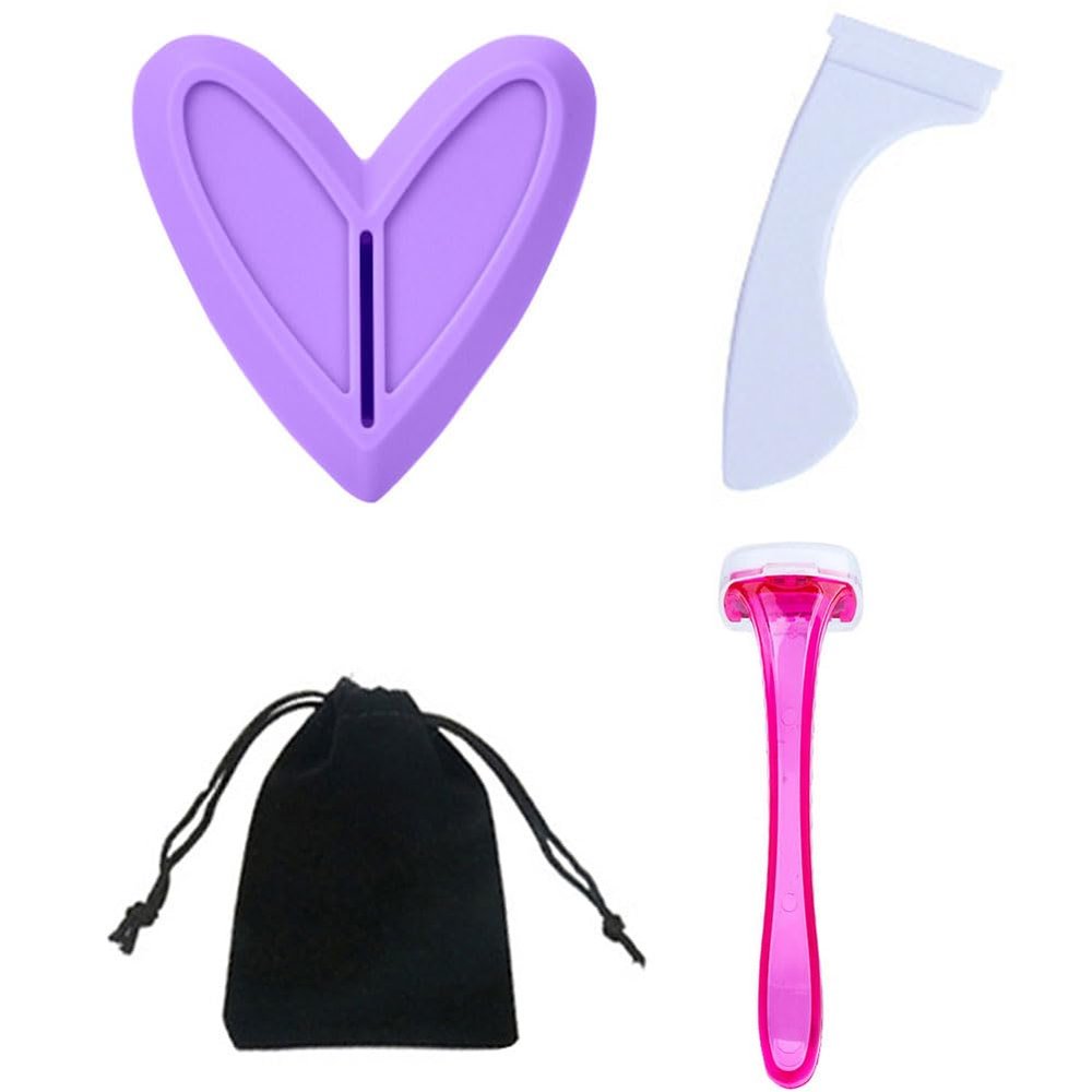 BFLCTTBD Pubic Hair Trimmer Stencil Bikini Template Pubic Hair Trimmer Bikini Privates Shaving Stencil Private Area Style Shape Tool