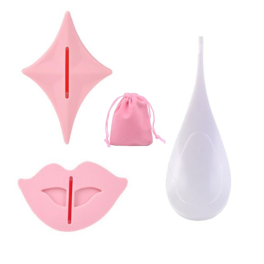 LJJCSFF 2pcs Pink Bikini Template Pubic Hair Razor Set Pubic Hair Trimmer Women Shaving Knife Intimate Trimmer for Womens Pubic Area