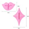 LJJCSFF 2pcs Pink Bikini Template Pubic Hair Razor Set Pubic Hair Trimmer Women Shaving Knife Intimate Trimmer for Womens Pubic Area view 2
