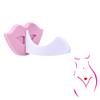 LJJCSFF 2pcs Pink Bikini Template Pubic Hair Razor Set Pubic Hair Trimmer Women Shaving Knife Intimate Trimmer for Womens Pubic Area view 3
