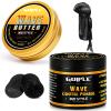Wave Butter 360 Wave Grease for Men, Wave Pomade for Layered Waves, Moisture, Control and Silky Shine -All Natural Wave Cream, Natural Wave Butter Cream with Shea Butter and Beeswax for Wolfing Kit view 1