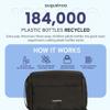 augustnoa Dopp Kit for Men | Travel Toiletry Bag with 11 Pockets & Expandable Side Compartments | Water-Resistant, Eco-Friendly Recycled Material | Compact, Lightweight & Perfect for Travel Essentials view 3