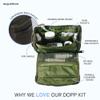 augustnoa Dopp Kit for Men | Travel Toiletry Bag with 11 Pockets & Expandable Side Compartments | Water-Resistant, Eco-Friendly Recycled Material | Compact, Lightweight & Perfect for Travel Essentials view 4