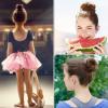 Bun Donut Set - Brown Bun Maker with 7 Bun Donuts, 10 Pins, 5 Elastic Bands & Bun Shaper for Professional Styling view 2
