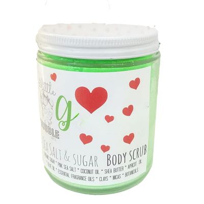 Sweet Yuzu & Orange Christmas Sugar Scrub - Vegan Body Scrub for Silky Soft Skin