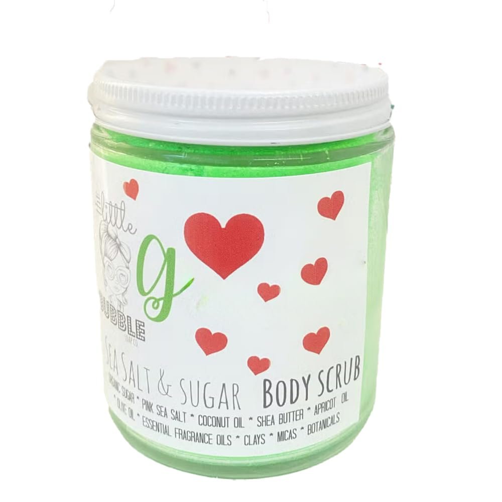 Sweet Yuzu & Orange Christmas Sugar Scrub - Vegan Body Scrub for Silky Soft Skin