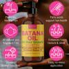 Batana Oil Shampoo and Conditioner Set | Raw Organic Batana Oil for Hair Growth | Clarifying & Thickening Treatment for Thinning Hair | Shampoo and Conditioner for Men & Women view 2
