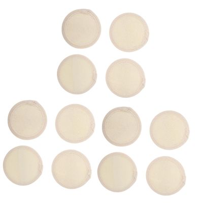 Healvian 3pcs Makeup Powder Facial Cleaning Pads Loofah Exfoliating Sponges for Reusable for All Skin Types for Home and Salon Use