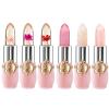 BestLand 6 Pcs/Set Flower Jelly Lipstick Set Temperature Change Moisturizer Long Lasting Nutritious Shimmer Lip Balm Magic Color Change Lip Gloss (Color Changing Lipstick Set B) view 1