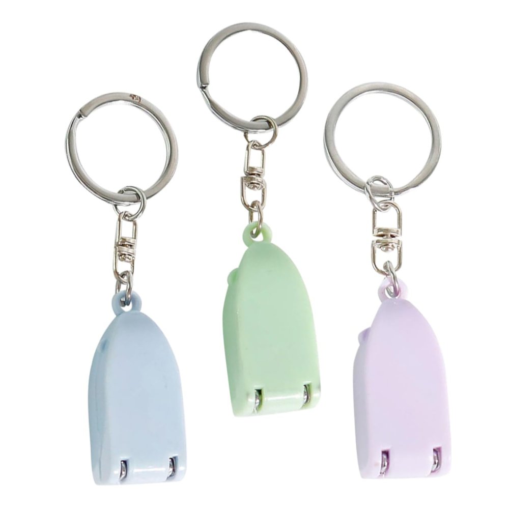Anneome Professional Nail Clippers Keychain Foldable Fingernail Clipper Cute Nail Cliers for Women Men Manicure Tools Household