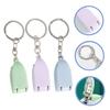 Anneome Professional Nail Clippers Keychain Foldable Fingernail Clipper Cute Nail Cliers for Women Men Manicure Tools Household view 4