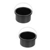 LALAFINA 2pcs Aluminum Wax Melting Bowl Non-stick Inner Pot for Hair Removal Compact Design for Easy Storage Black Wax Melting Accessory for Professionals view 1