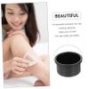 LALAFINA 2pcs Aluminum Wax Melting Bowl Non-stick Inner Pot for Hair Removal Compact Design for Easy Storage Black Wax Melting Accessory for Professionals view 3