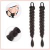 16 Inch Long Braided Ponytail Extension with Hair Tie, Natural Soft Synthetic Hair Piece for Women Daily Wear(Light Brown) view 2