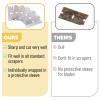 Bates Single Edge Razor Blades, 100 Pack, Silver, Straight Edge, Scraper Blades view 4