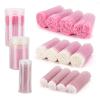1500 PCS Eyelash Extension Supplies Kit, 500 Spoolies Mascara Wands 500 Lip Brushes 500 Micro Swabs Pink, Disposable Eyelash Brushes Makeup Applicator Tool with 3 Reusable Containers view 1