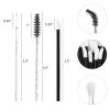 1500 Pcs Eyelash Extension Supplies Kit, 500 Spoolies Mascara Wands 500 Lip Brushes 500 Micro Swabs Black, Disposable Eyelash Brushes Makeup Applicator Tool with 3 Reusable Containers view 2