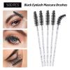1500 Pcs Eyelash Extension Supplies Kit, 500 Spoolies Mascara Wands 500 Lip Brushes 500 Micro Swabs Black, Disposable Eyelash Brushes Makeup Applicator Tool with 3 Reusable Containers view 3