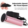 Electric Callus Remover for Feet Adjustable Speed, Powerful Foot Scrubber Electric Foot Callus Remover Heel File with 60PCS Sanding Discs Pedicure Tools for Feet Dead Skin Foot Grinder, Pink view 3