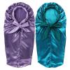 2 Pcs Long Kids Bonnets for Girls,Silky Satin Bonnet for Sleeping Kid, Bonnet for Kids' Braids,Long Hair view 1