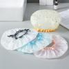 Shower cap women's waterproof bath hood women's fashion bathroom double layer thickened hair dryer hat bath hat view 2