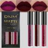 AMY'S DIARY Dark Red Purple Matte Plum Liquid Lipstick 3Pcs Sets,24-hour Lipstick Dark Deep Maroon Purple Brown Plum Red Lip Stain 24 Smudge Waterproof for Women view 1