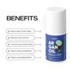 100% Organic Cold-Pressed Roll-On Argan Oil for Skin, 50ml view 2