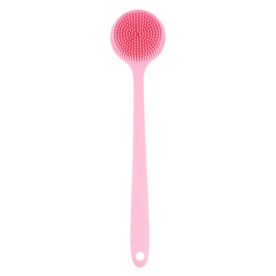 balacoo Family-Friendly Bath Brush Long Handle Shower Body Massage Brush Silicone Bath Scrubber
