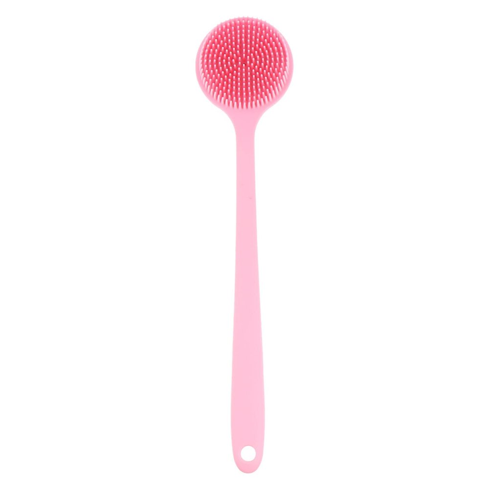 balacoo Family-Friendly Bath Brush Long Handle Shower Body Massage Brush Silicone Bath Scrubber