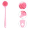 balacoo Family-Friendly Bath Brush Long Handle Shower Body Massage Brush Silicone Bath Scrubber view 2